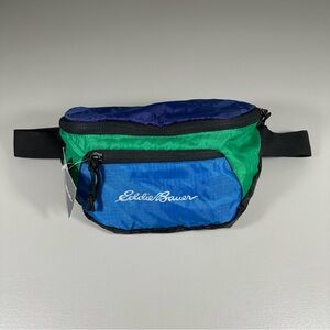 New Eddie Bauer Two Tone Stockaway Packable Waist Pack